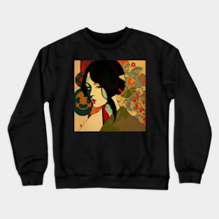 Asian Abstract #18 Crewneck Sweatshirt